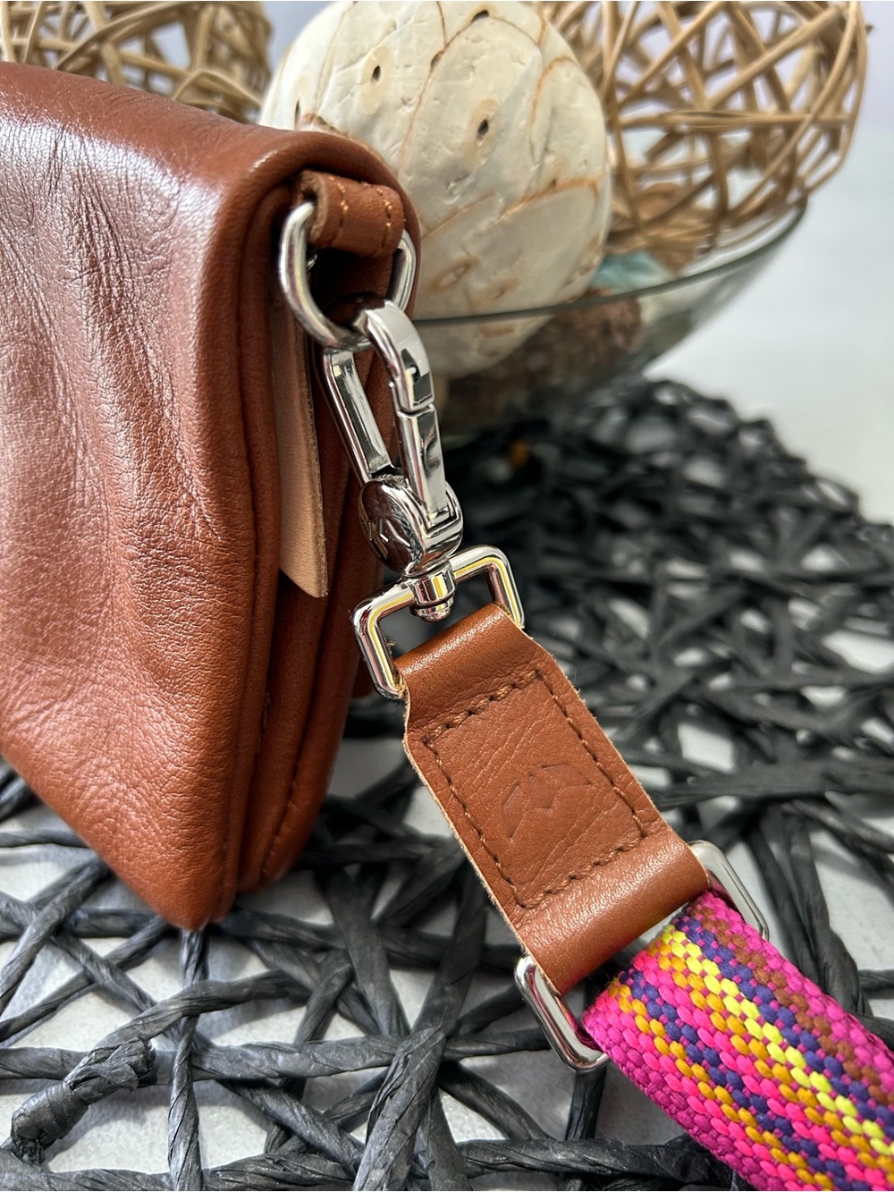Consuela Brandy Uptown Leather Crossbody - Picture 9 of 10